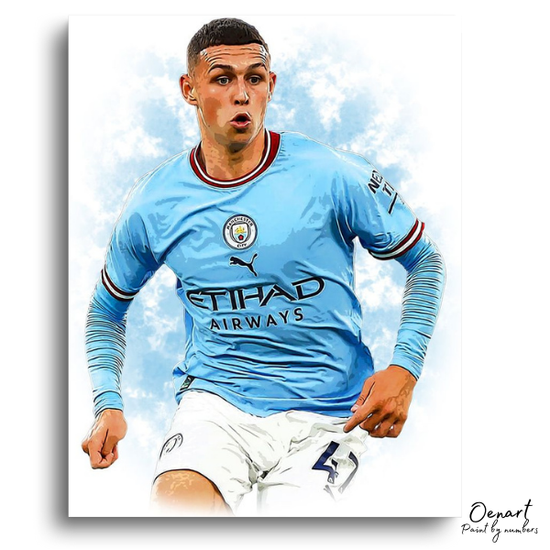 Phil Foden 47 - Paint By Numbers Kit