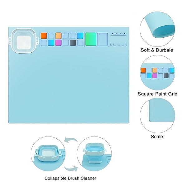 Silicone Craft Mat, Tray & Cup | Oenart™