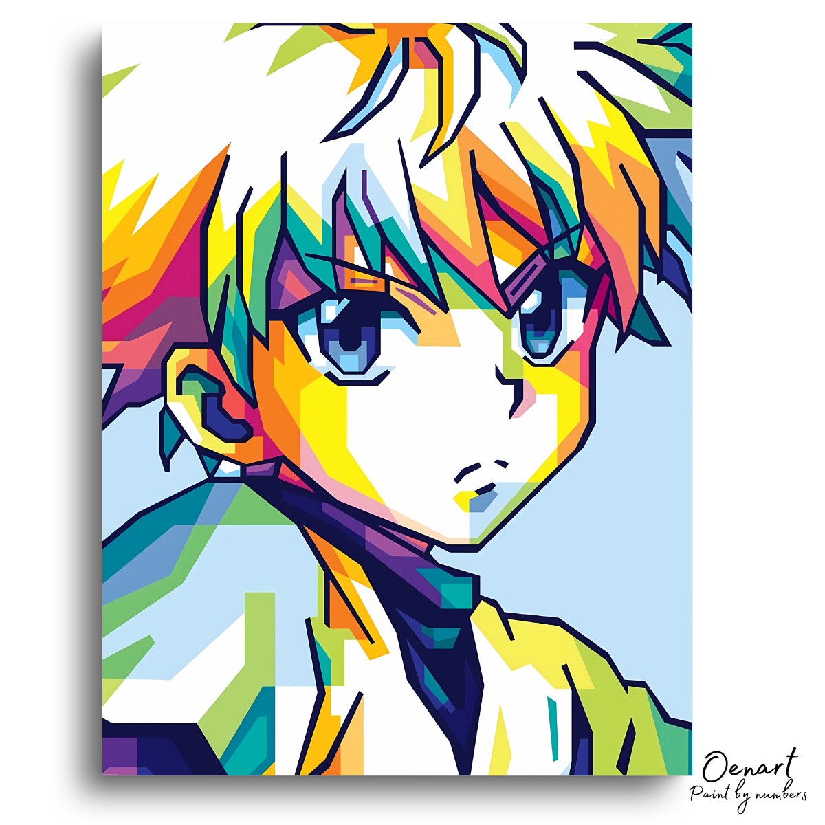 Hunter × Hunter: Killua Wpap Pop Art - Anime Painting Set