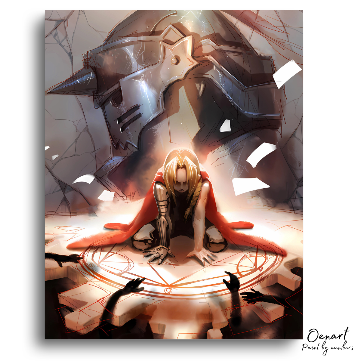 Fullmetal Alchemist Brotherhood - Anime Painting Set