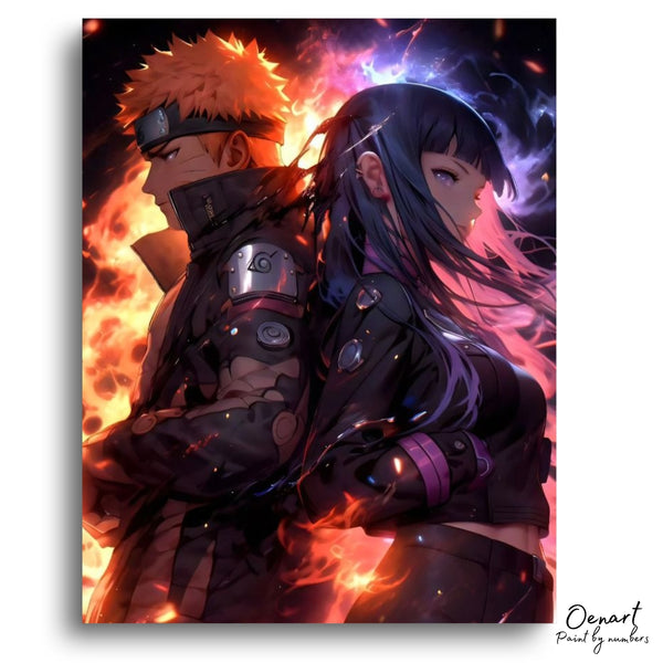 Naruto: Ice & Fire - Anime Diamond Painting