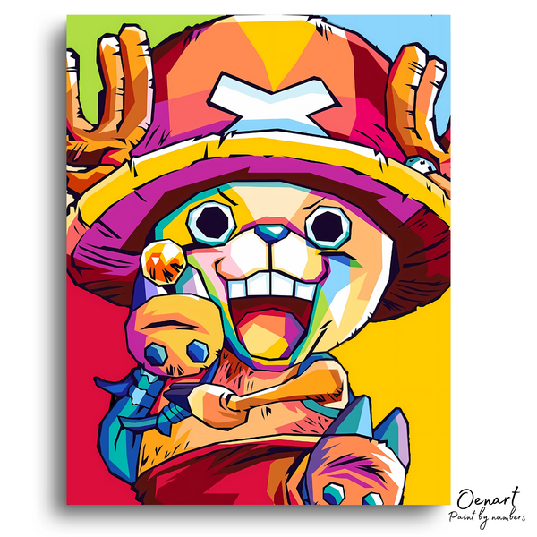 One Piece: Chopper Pop Art - Anime Paint By Numbers Kit