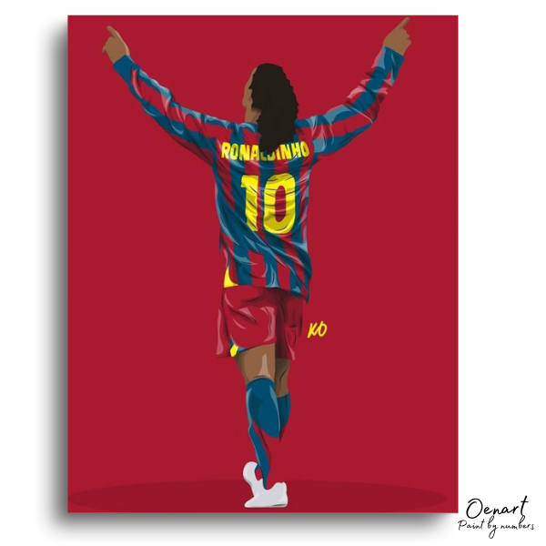 Ronaldinho The Real 10 - Paint By Numbers Kit