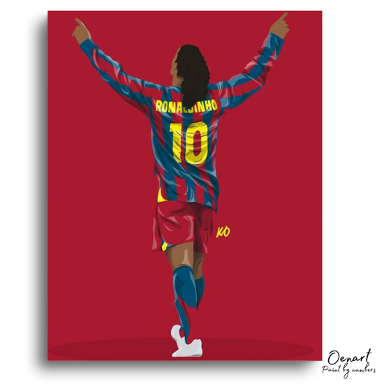 Ronaldinho The Real 10 - Paint By Numbers Kit