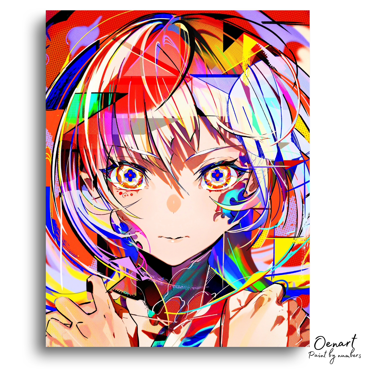 Anime Girl: Staring - Anime Diamond Painting