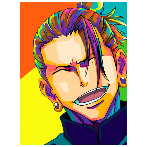 Jujutsu Kaisen: Geto Pop Art - Anime Paint By Numbers Kit