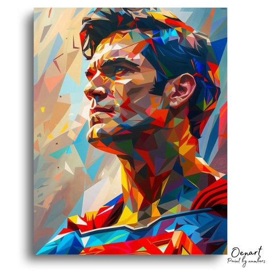 Super Man The Star: Paint By Numbers Kit