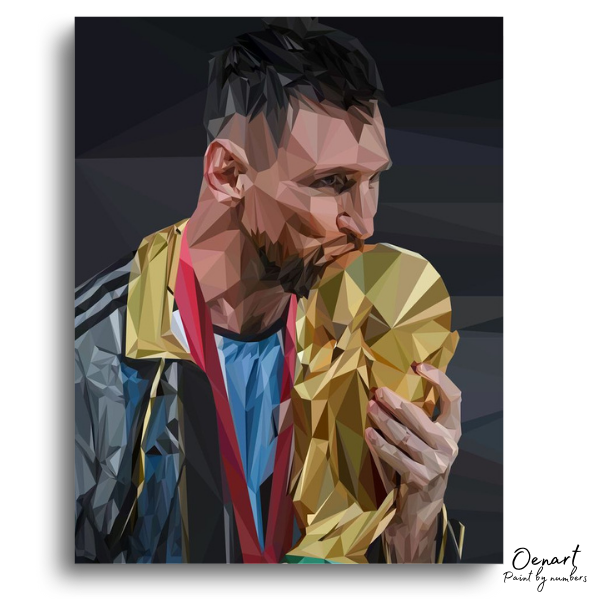 Messi Qatar 22 - Paint By Numbers Kit