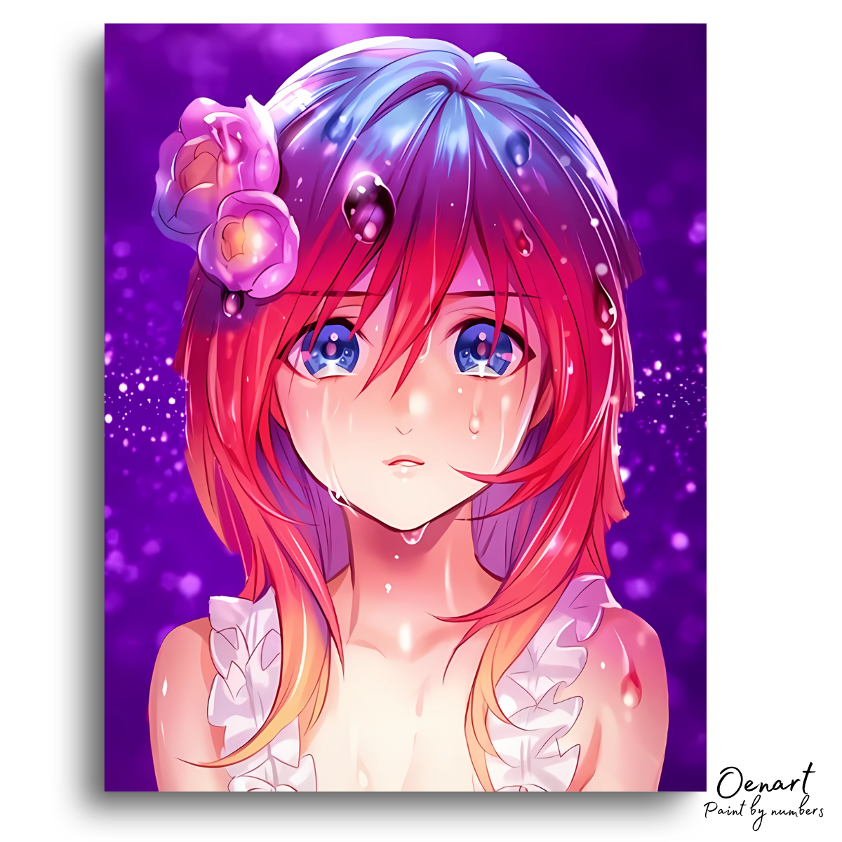 Anime Girl: Crying - Anime Diamond Painting