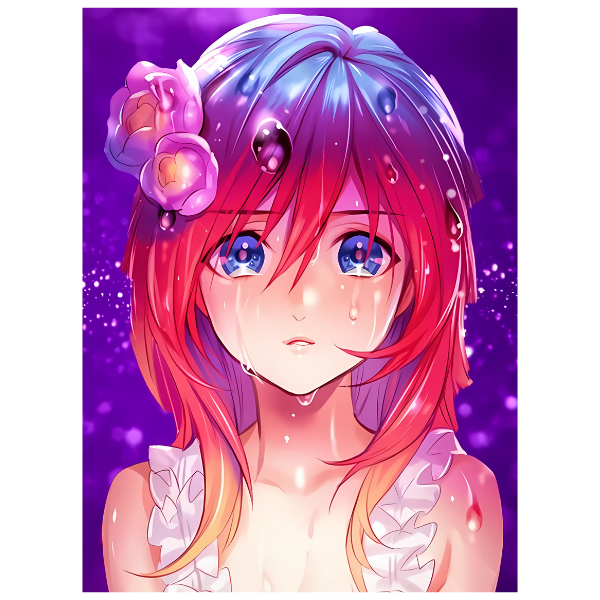 Anime Girl: Crying - Anime Diamond Painting