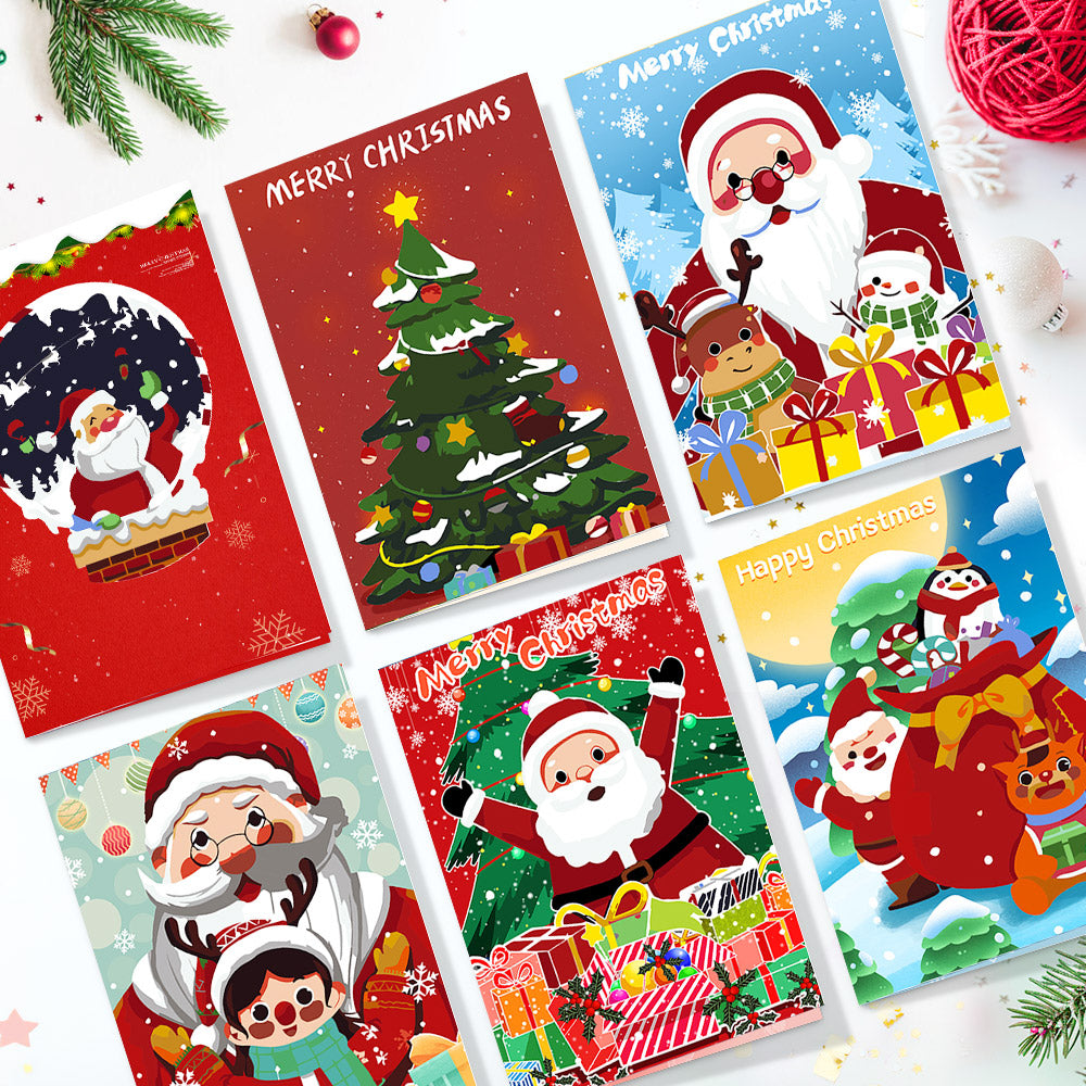 Jolly Santa Card Set | Oenart™