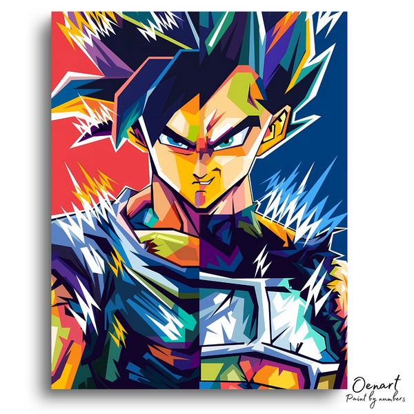 Dragon Ball Z: Goku and Vegeta - Anime Painting Set