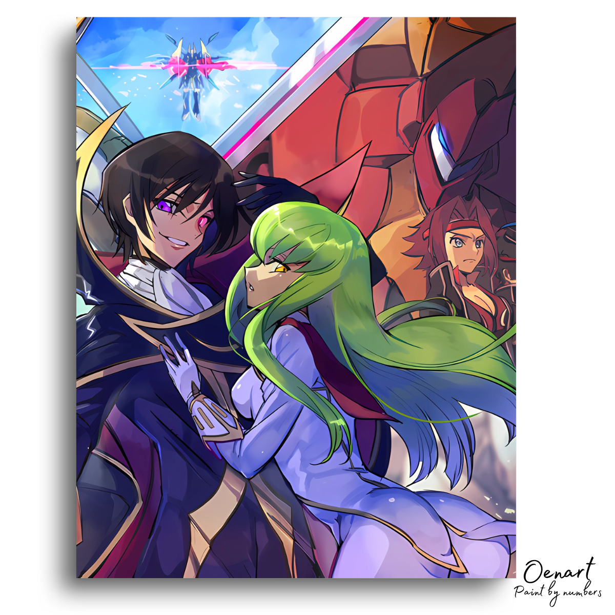 Code Geass: Lelouch and CC - Anime Paint By Numbers Kit