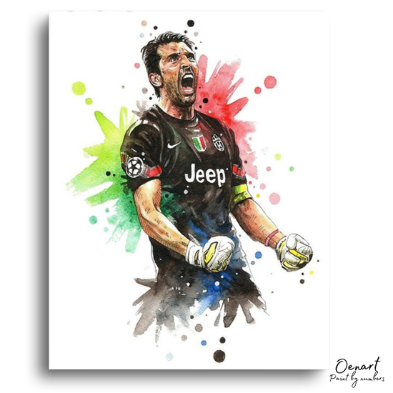 Buffon Splashed Colors - Paint By Numbers Kit