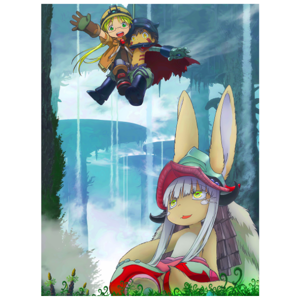 Made in Abyss: Reg, Riko and Nanachi - Anime Paint By Numbers Kit