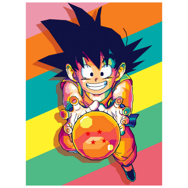 Dragon Ball: Goku - Anime Painting Set