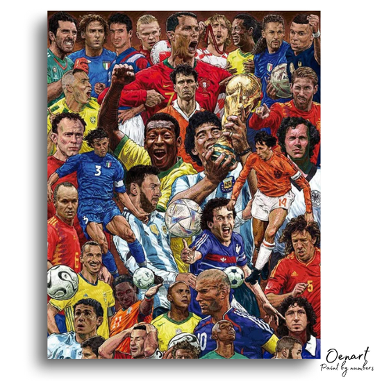 National Legends- Paint By Numbers Kit