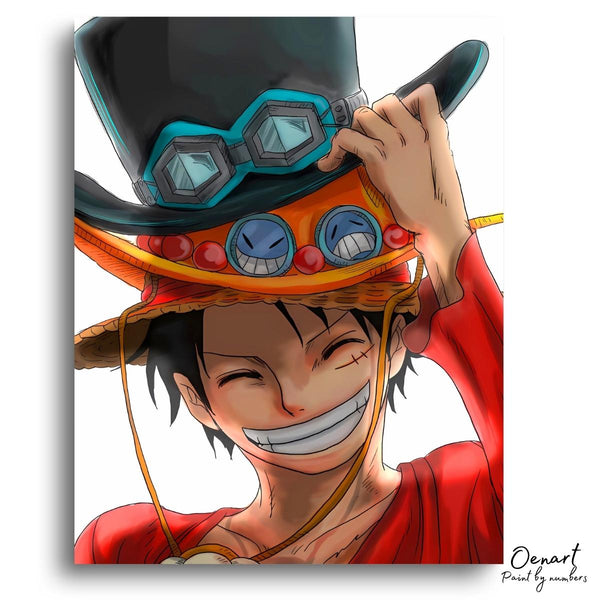 One Piece: Luffy - Anime Paint By Numbers Kit