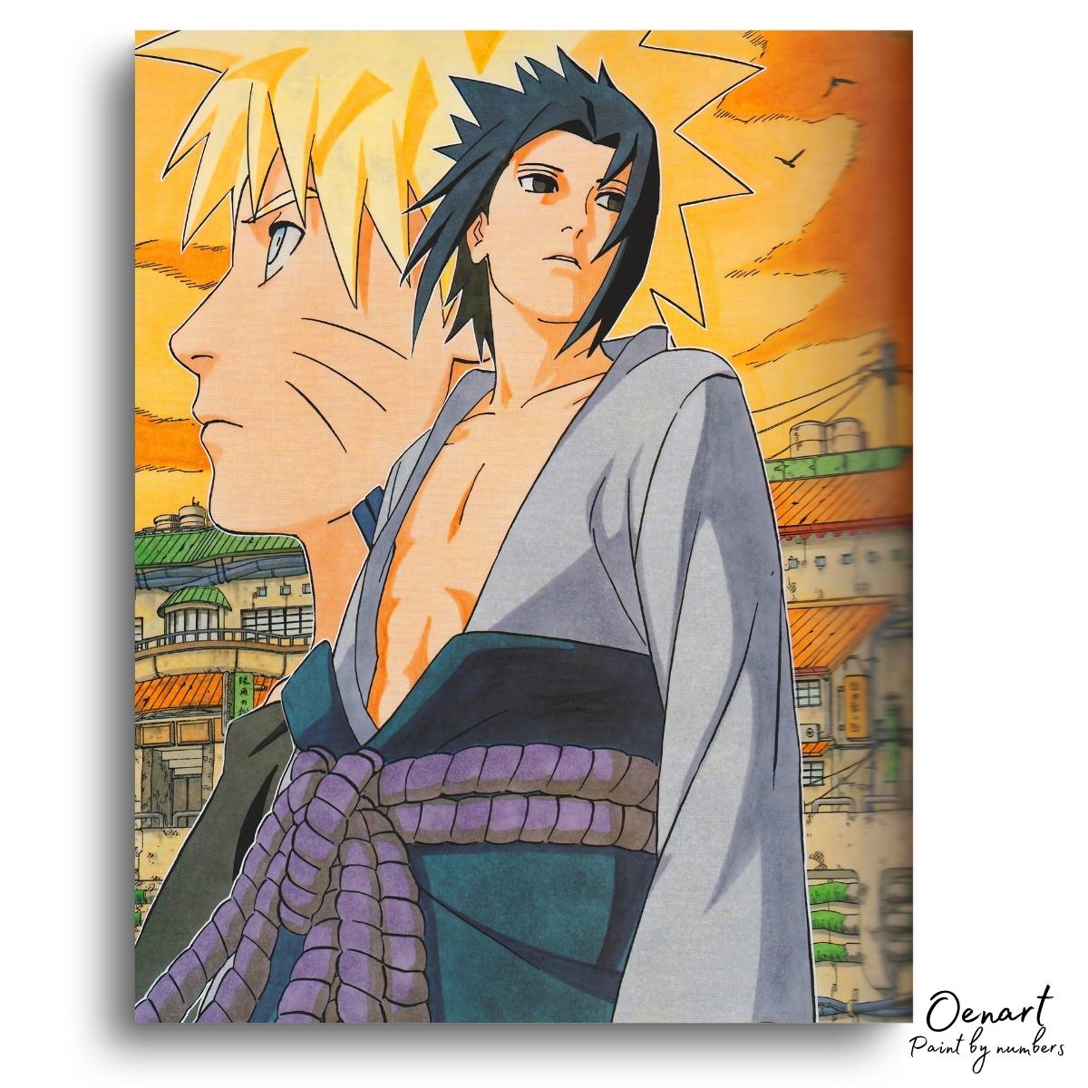 Naruto Shippuden: Naruto & Sasuke - Anime Painting Set
