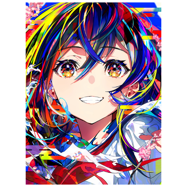 Anime Girl: Smiling - Anime Diamond Painting