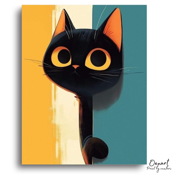 Hello Kitten: Paint By Numbers Kit