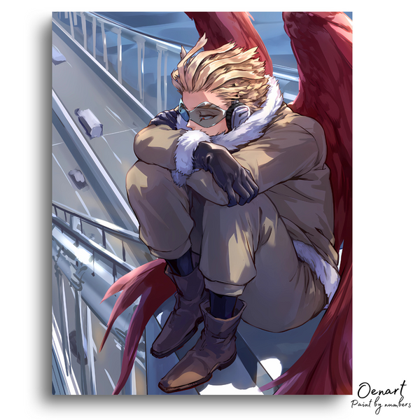 My Hero Academia: Wing Hero Hawks - Anime Paint By Numbers Kit