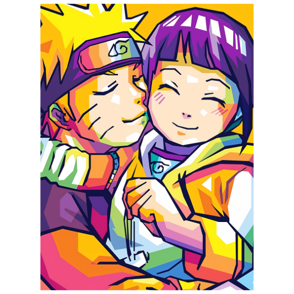 Naruto x Hinata - Anime Paint By Numbers Kit