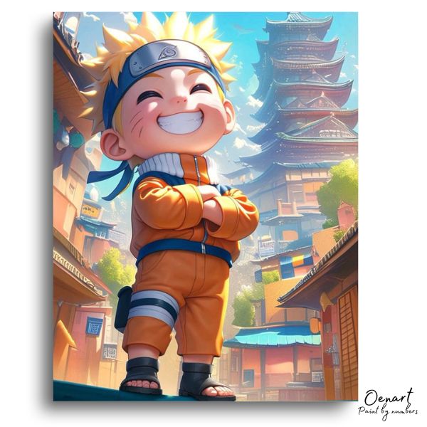 Baby Naruto Smile - Diamond Painting Kit