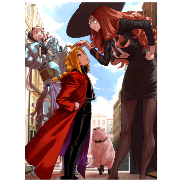 Fullmetal Alchemist Brotherhood & Spy x Family - Anime Painting Set