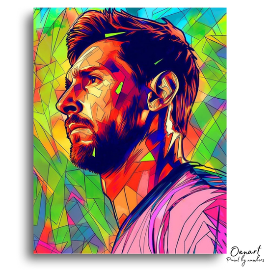 Messi Side Walk - Paint By Numbers Kit