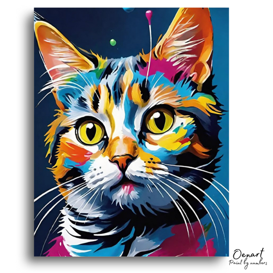 Pop Up Art cat: Paint By Numbers Kit