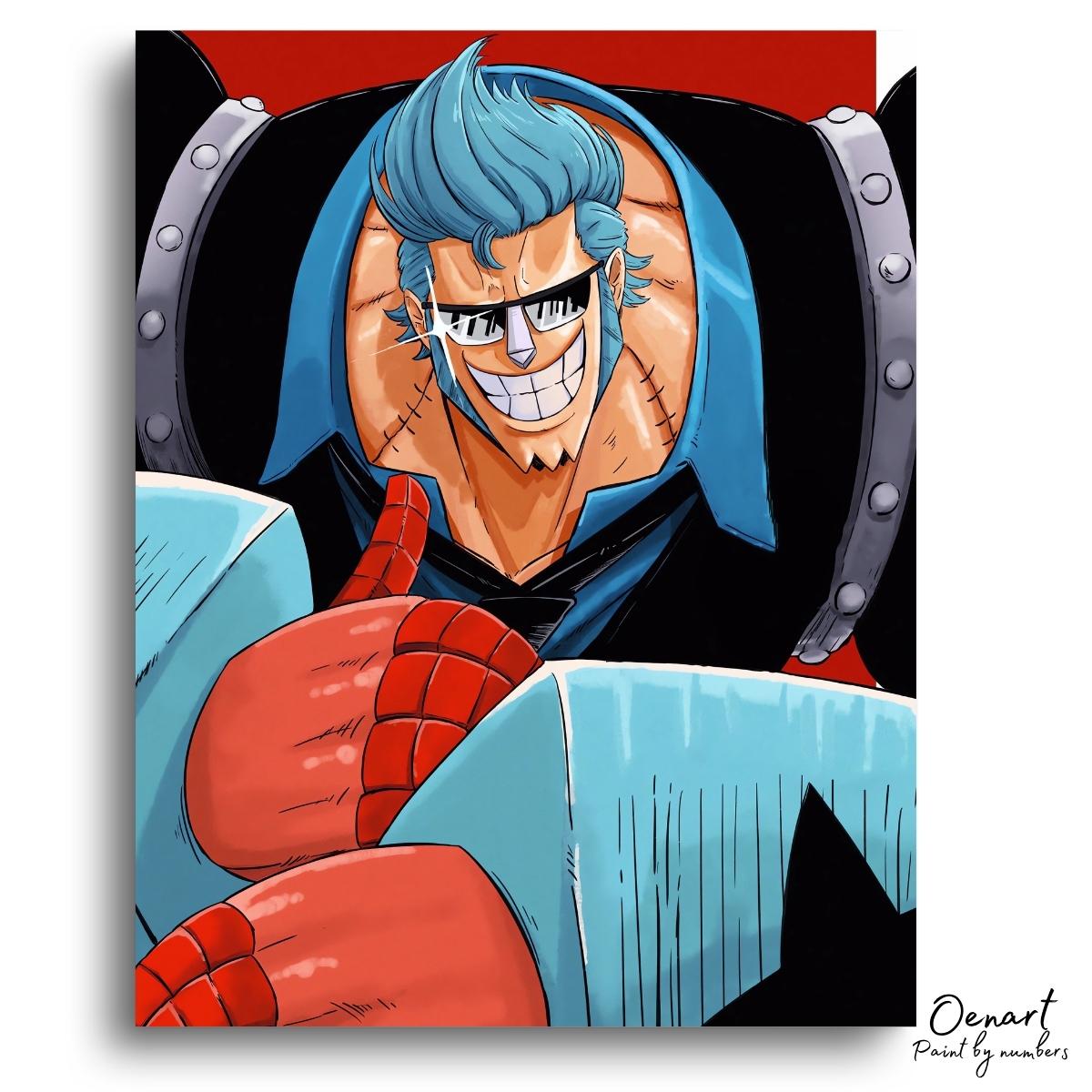 One Piece: Franky - Anime Paint By Numbers Kit