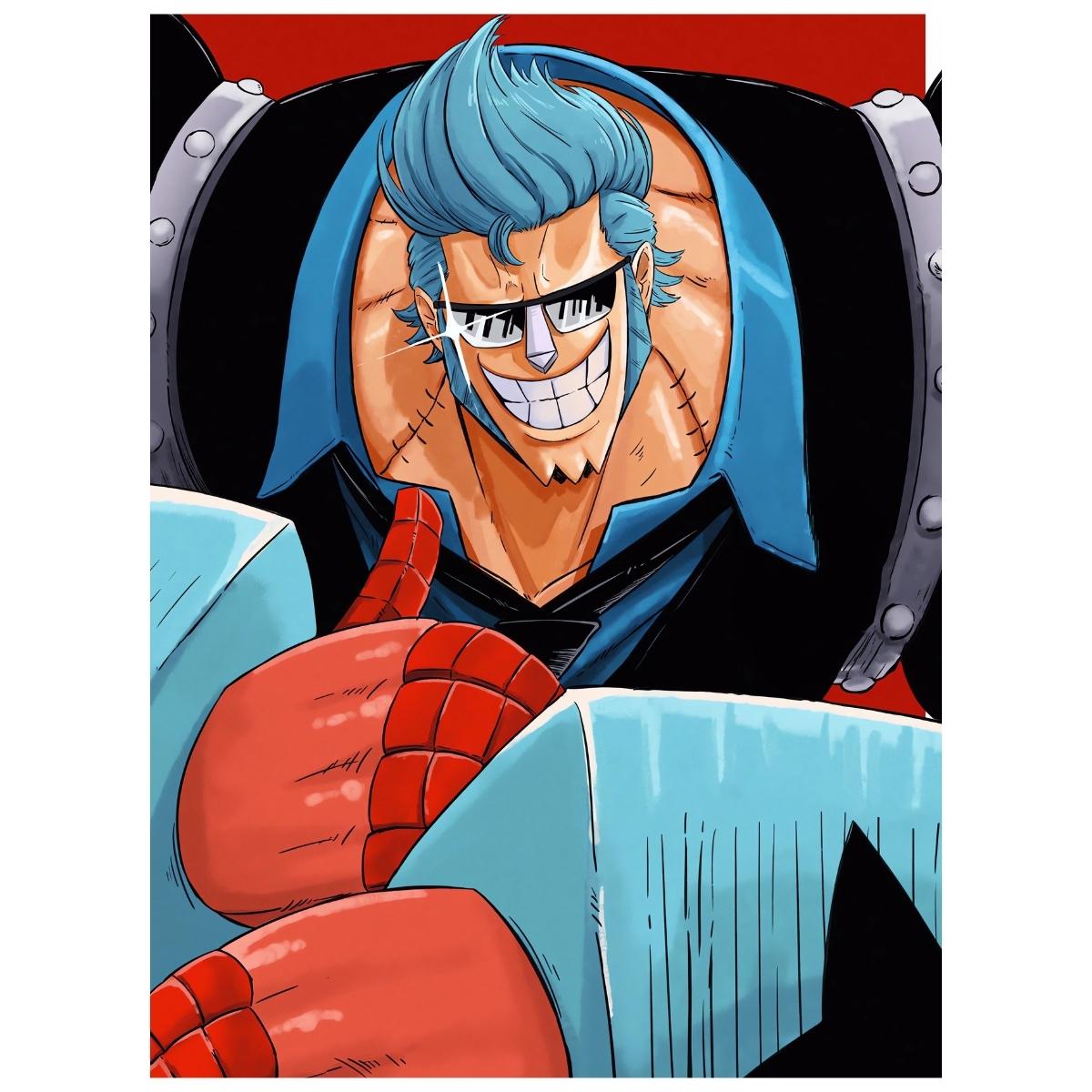 One Piece: Franky - Anime Paint By Numbers Kit