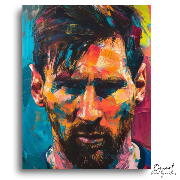 Messi Portrait - Paint By Numbers Kit