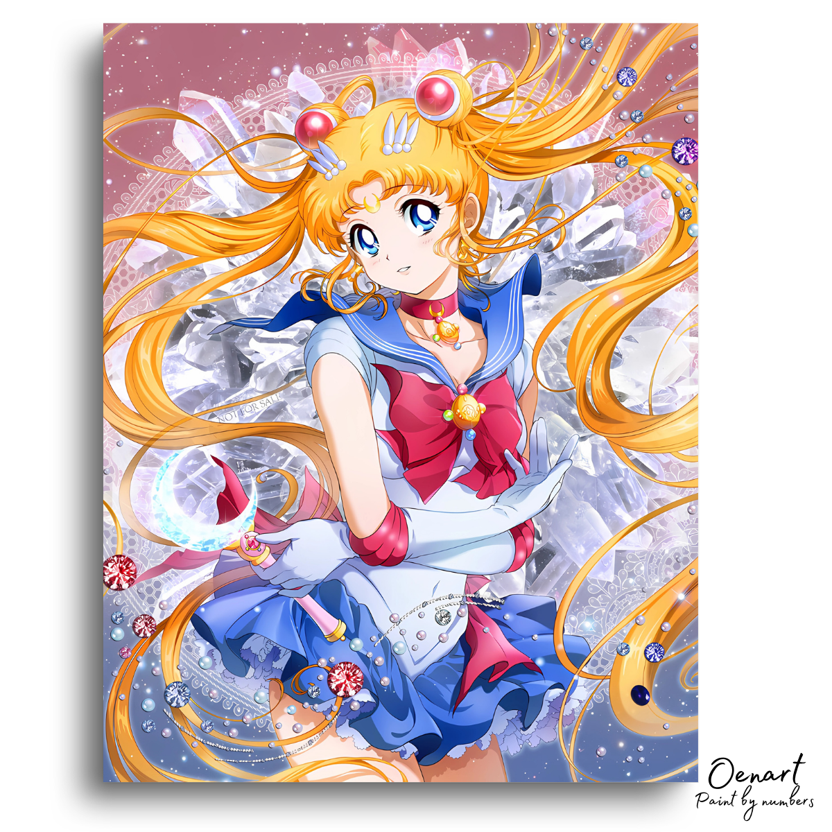 Sailor Moon: Usagi's Radiant Joy - Anime Paint By Numbers Kit