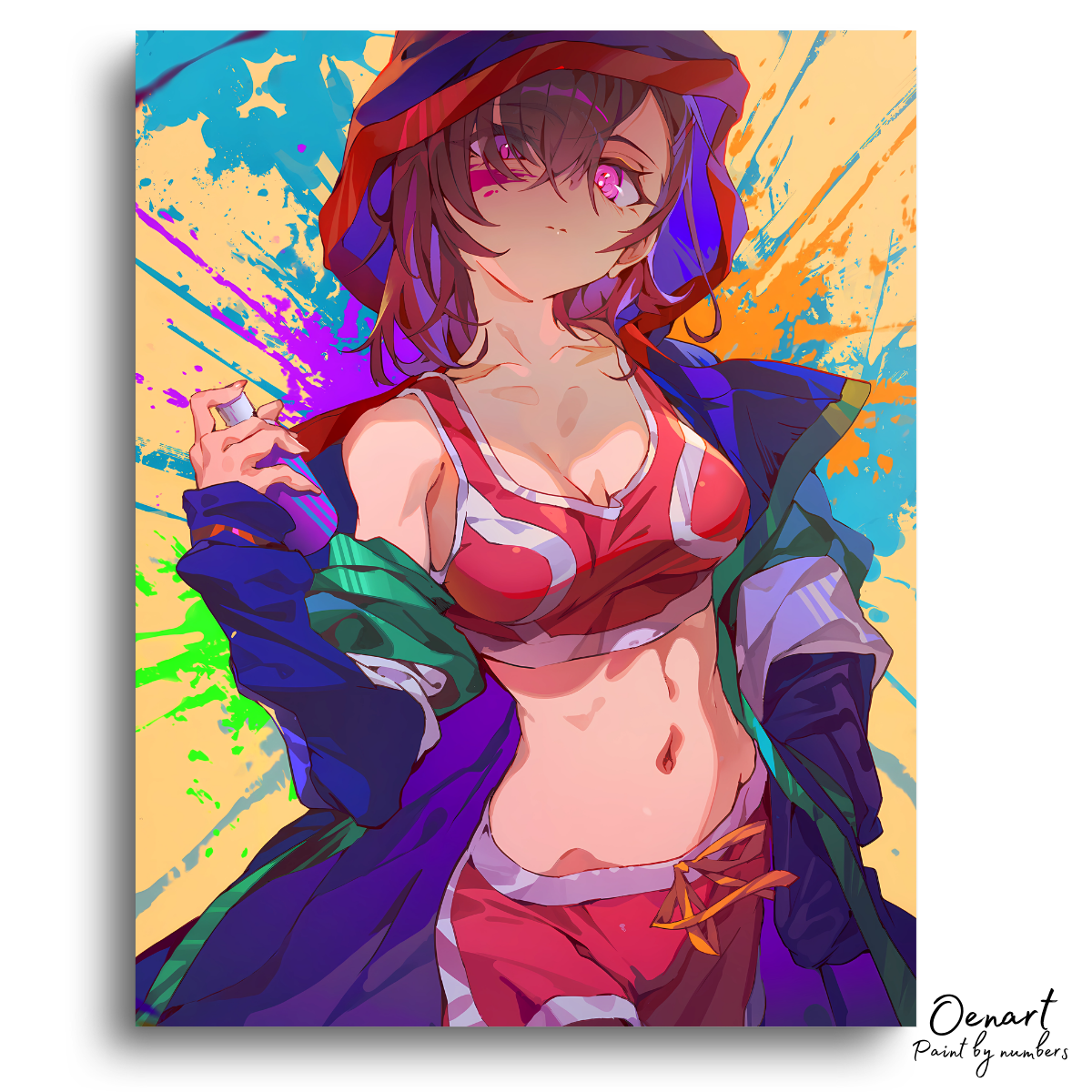 Zom 100: Colorful Shizuka - Anime Paint By Numbers Kit