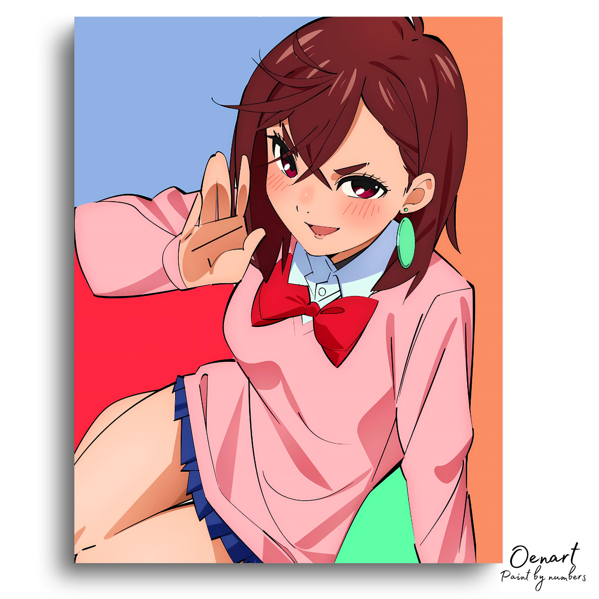 Dandadan: Cute Momo - Anime Paint By Numbers Kit