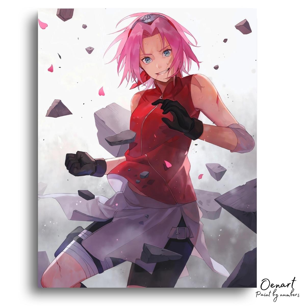 Naruto Shippuden: Sakura - Anime Paint By Numbers Kit