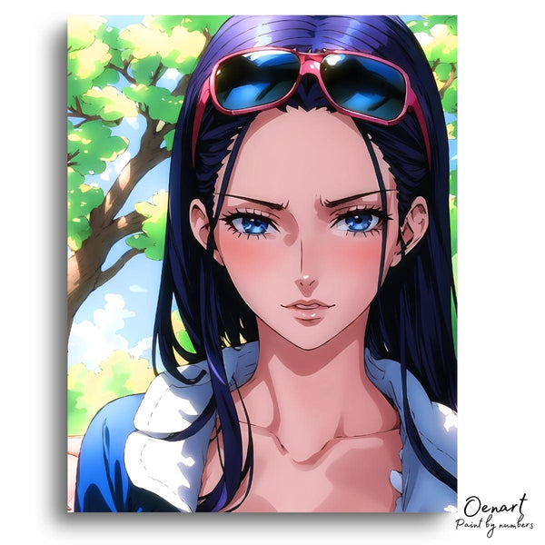 One Piece: Nico Robin - Anime Paint By Numbers Kit