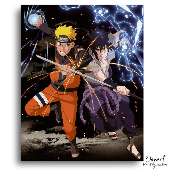Naruto Shippuden: Challange - Anime Paint By Numbers Kit