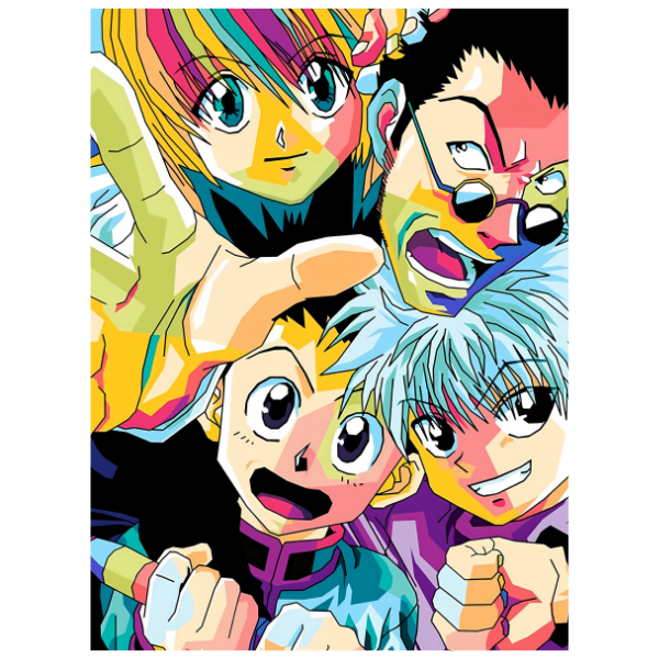 Hunter × Hunter Pop Art - Anime Paint By Numbers Kit