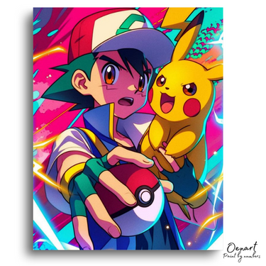 Pokemon Pikachu is Out - Diamond Painting Kit