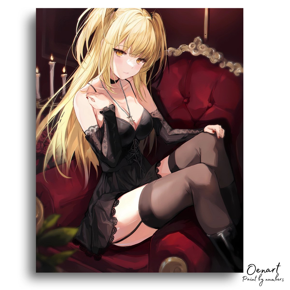Death Note: Cute Misa - Anime Paint By Numbers kit
