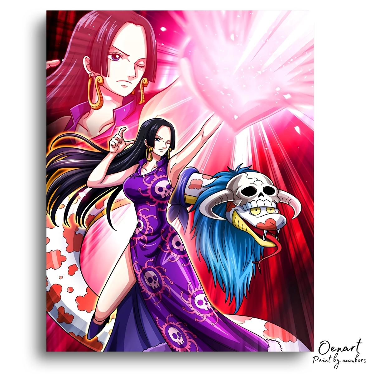 One Piece: Boa Hancock The Pirate Empress - Anime Paint By Numbers Kit