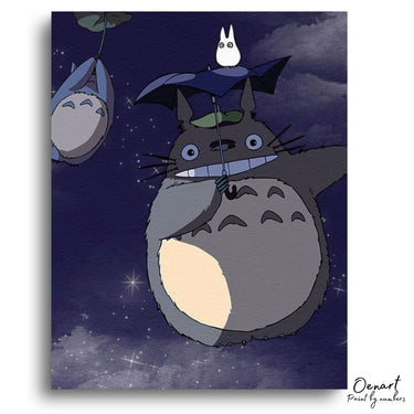 My Neighbor Totoro: Flying Totoro - Anime Paint By Numbers Kit