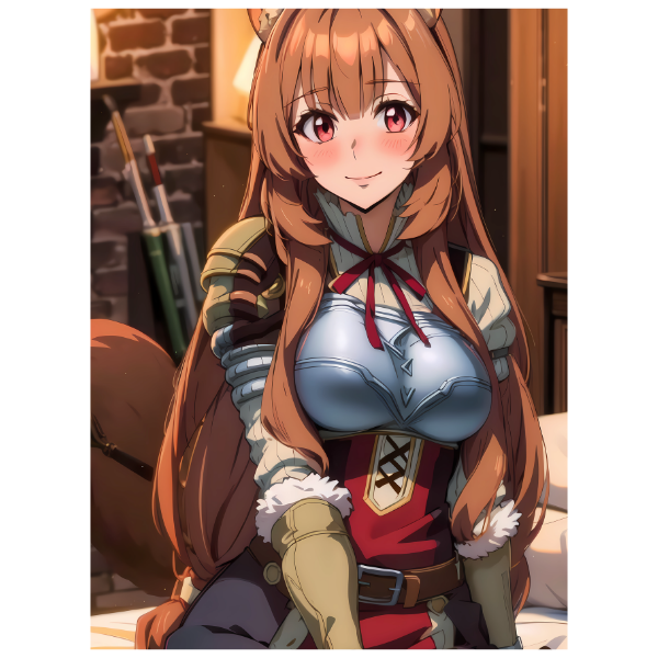 The Rising of the Shield Hero: Kawaii Raphtalia - Anime Paint By Numbers Kit