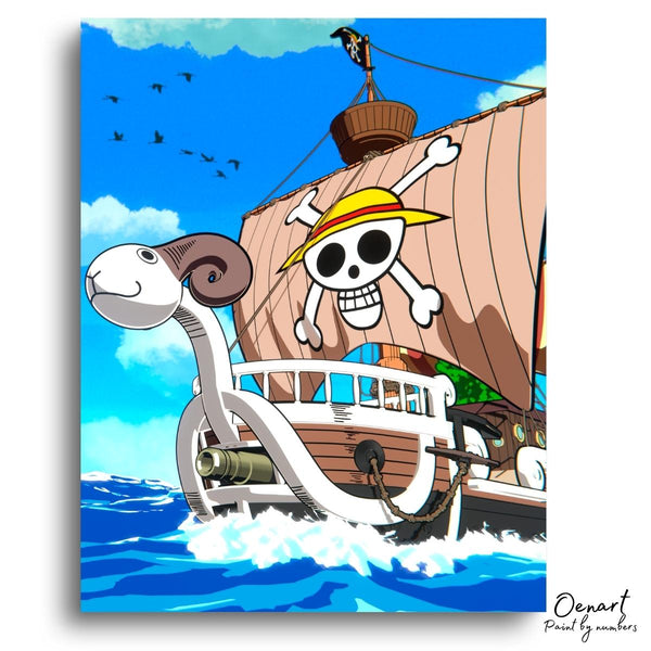 One Piece: Going Merry - Anime Paint By Numbers Kit
