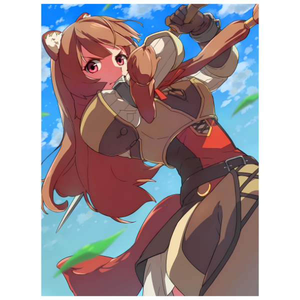 The Rising of the Shield Hero: Raphtalia Fighting - Anime Paint By Numbers Kit