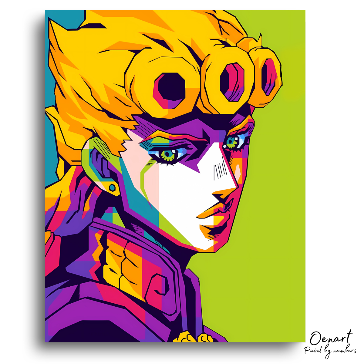 JoJo's Bizarre Adventure: Giorno Giovanna - Anime Paint By Numbers Kit