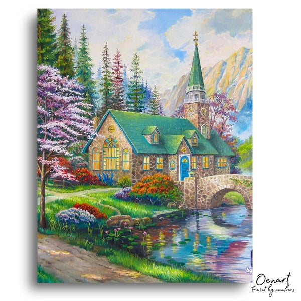 By the lake - Paint By Numbers Kit